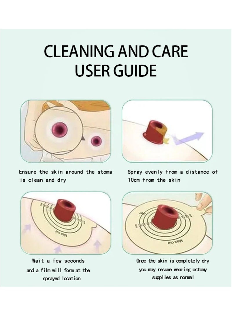 هالونهي غشاء حماية جلد الفغرة، يشكل حاجزًا واقيًا بين الجلد والأجهزة، مما يوفر حماية خالية من التهيج للفغرة ومنطقة الجرح المحيطة بها (25 مل) - Image 4