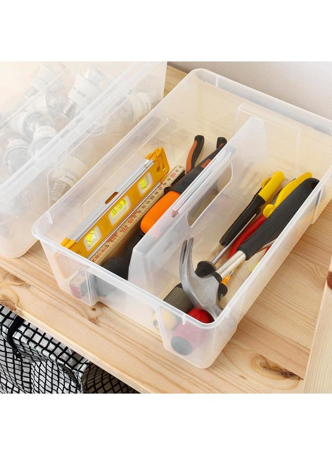 Insert for box 11/22 l, transparent, 37x25x12 cm
