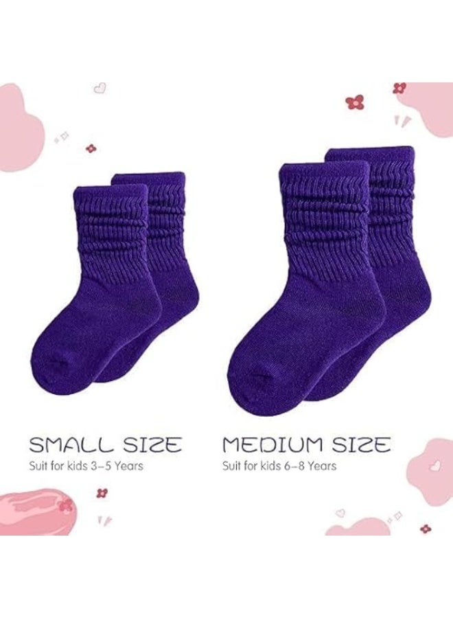 1 زوج من الجوارب الطويلة للفتيات، جوارب رياضية قطنية للأطفال الصغار، جوارب طويلة موحدة حتى الركبة، جوارب طويلة للأطفال الصغار، مريحة وقابلة للتنفس، للمدرسة، والمشي لمسافات طويلة، والملابس الخارجية، مقاس M - Image 2