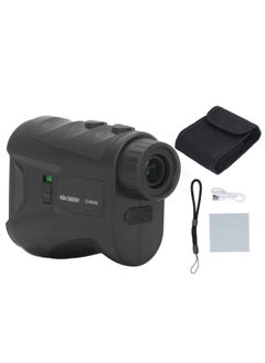 Thoraya 600m Range Finder with Slope Switch High Accuracy Portable Rechargeable Laser Distance Single Barrel Range Finder for Professional Golfers Black  - Image 1