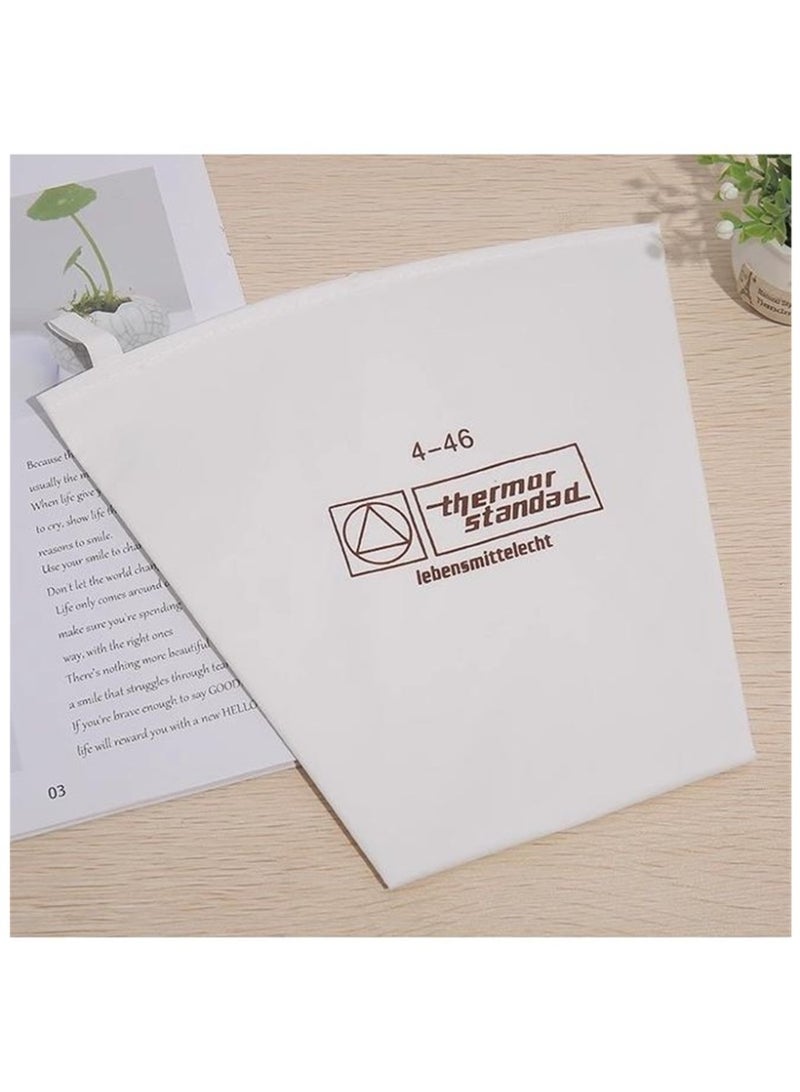 3 قطع من أكياس الحلويات القماشية القابلة لإعادة الاستخدام، وأكياس الحلويات القماشية، وأكياس التزيين بالكريمة، وأكياس المعجنات غير القابلة للانزلاق، وأكياس تزيين الكيك القماشية - Image 5