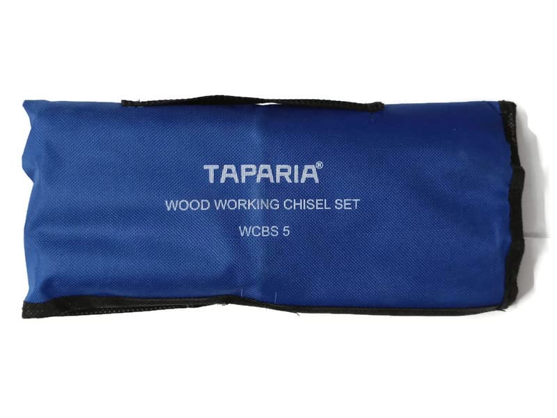 Taparia TAPARIA Wood Working Chisel Set of 5 Hardened Chisel Set with Carrying Pouch Tool Kit  - Image 4