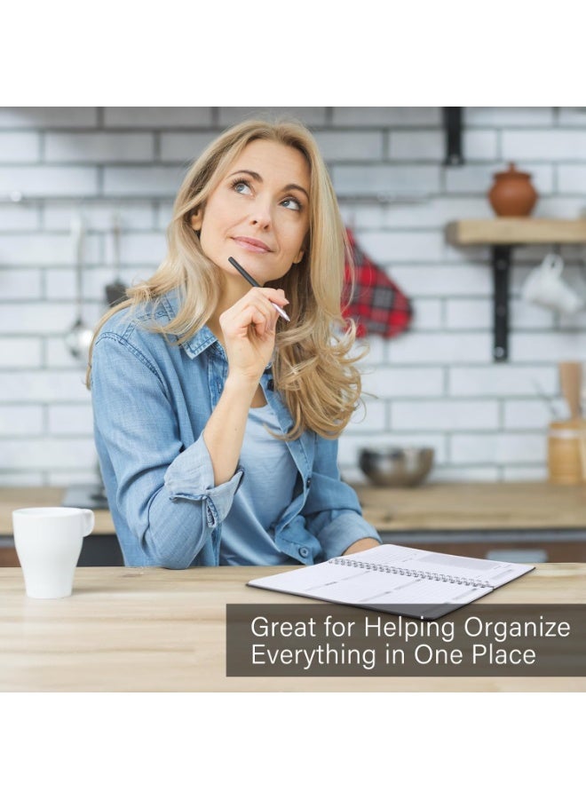 JoyousSto Weekly Planner Undated, A5 To Do List Notebook Weekly Goals Schedule Planner Daily Planner Notebook Weekly Goals Planner for Work & Personal Life(Black) - Image 4