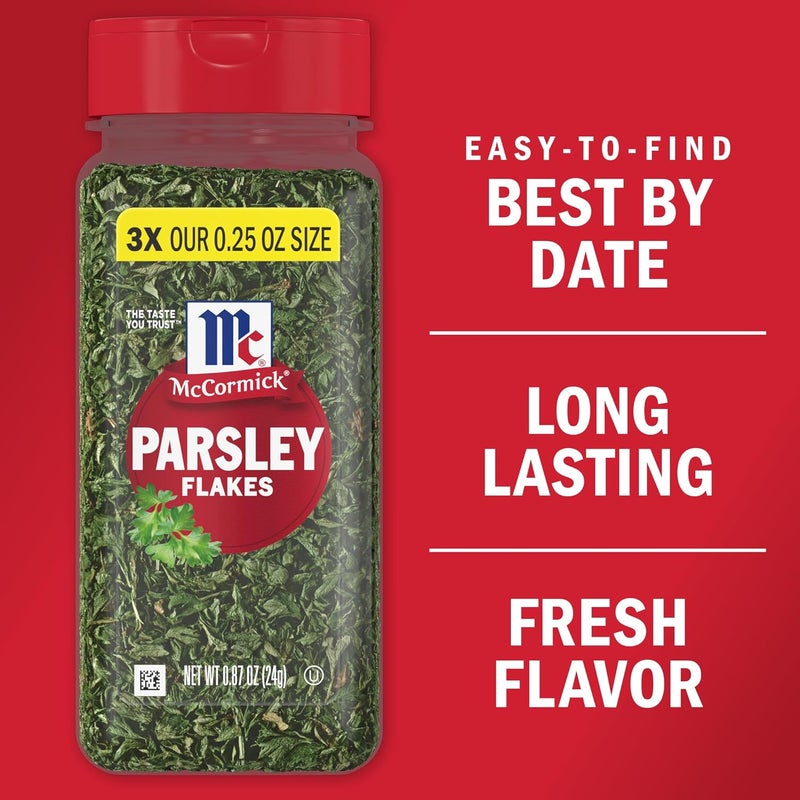 McCORMICK رقائق البقدونس من مكورميك - 0.87 أونصة (24 جرام) - توابل الأعشاب المجففة - Image 5