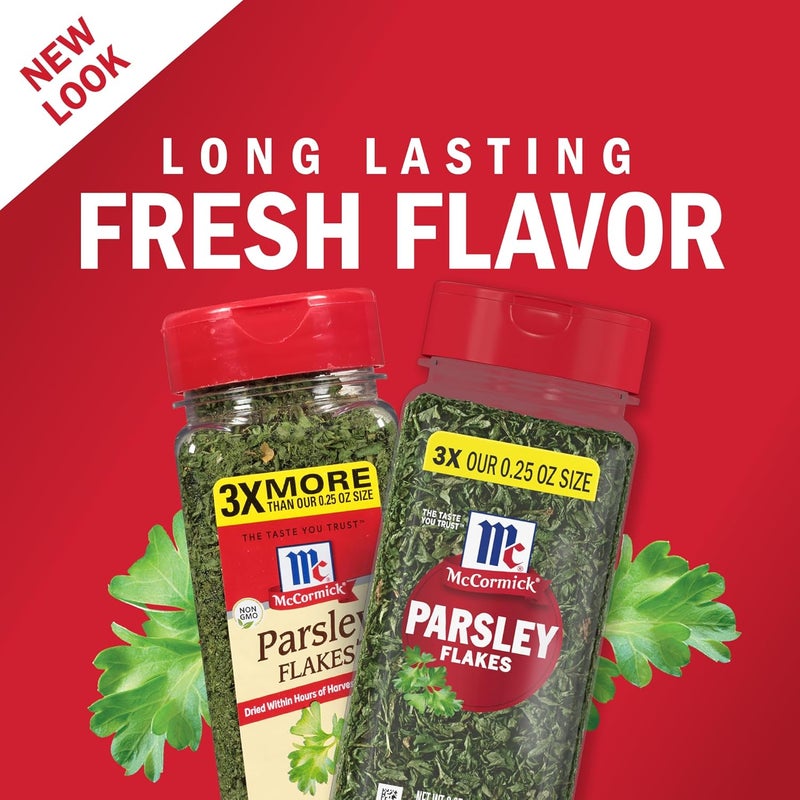 McCORMICK رقائق البقدونس من مكورميك - 0.87 أونصة (24 جرام) - توابل الأعشاب المجففة - Image 2