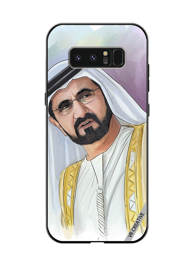 VR CREATIVE Protective Case Cover For Samsung Galaxy Note 8 Sheikh Mohammed Bin Rashid Al Maktoum Design Multicolour - Image 1
