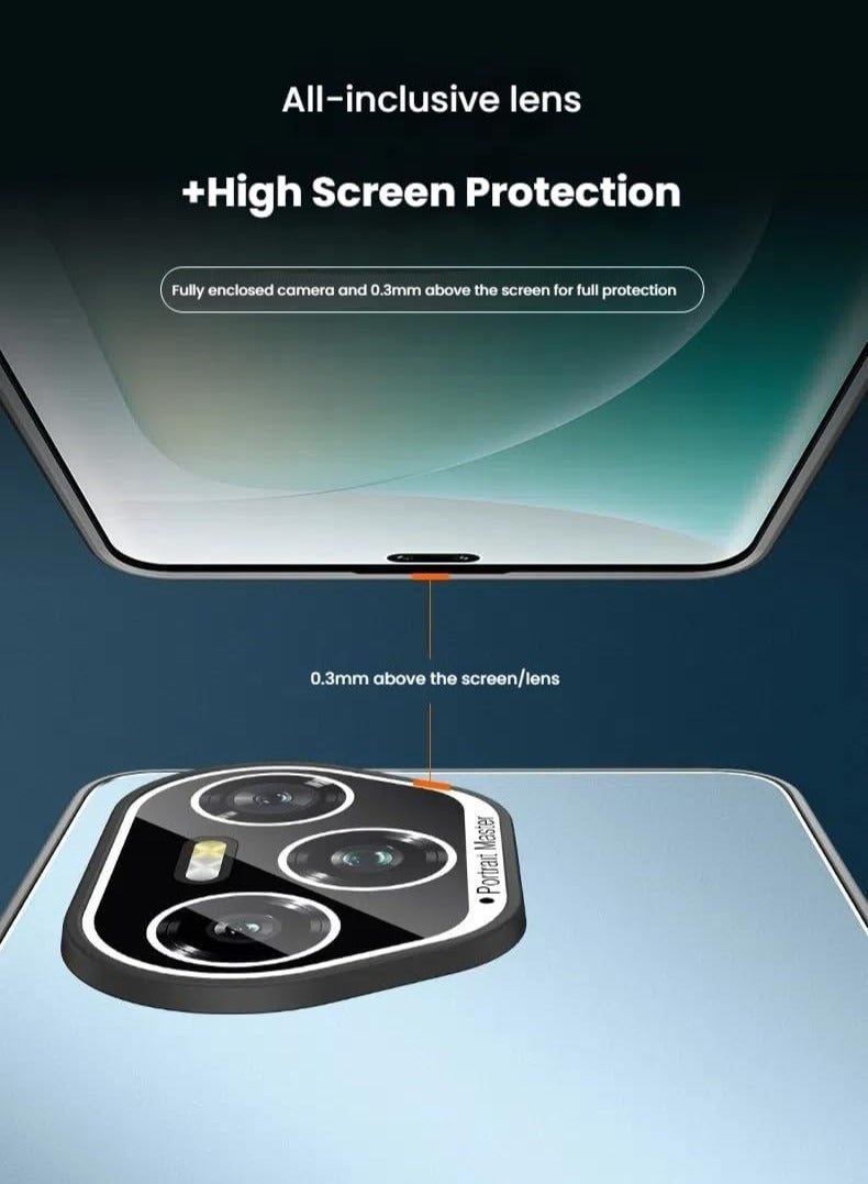 General Case Compatible Honor 400 Pro 5G 2025 with Lens Protection Rigid Rear Bezel Lightweight Electroplated Frosted Case  - Image 2