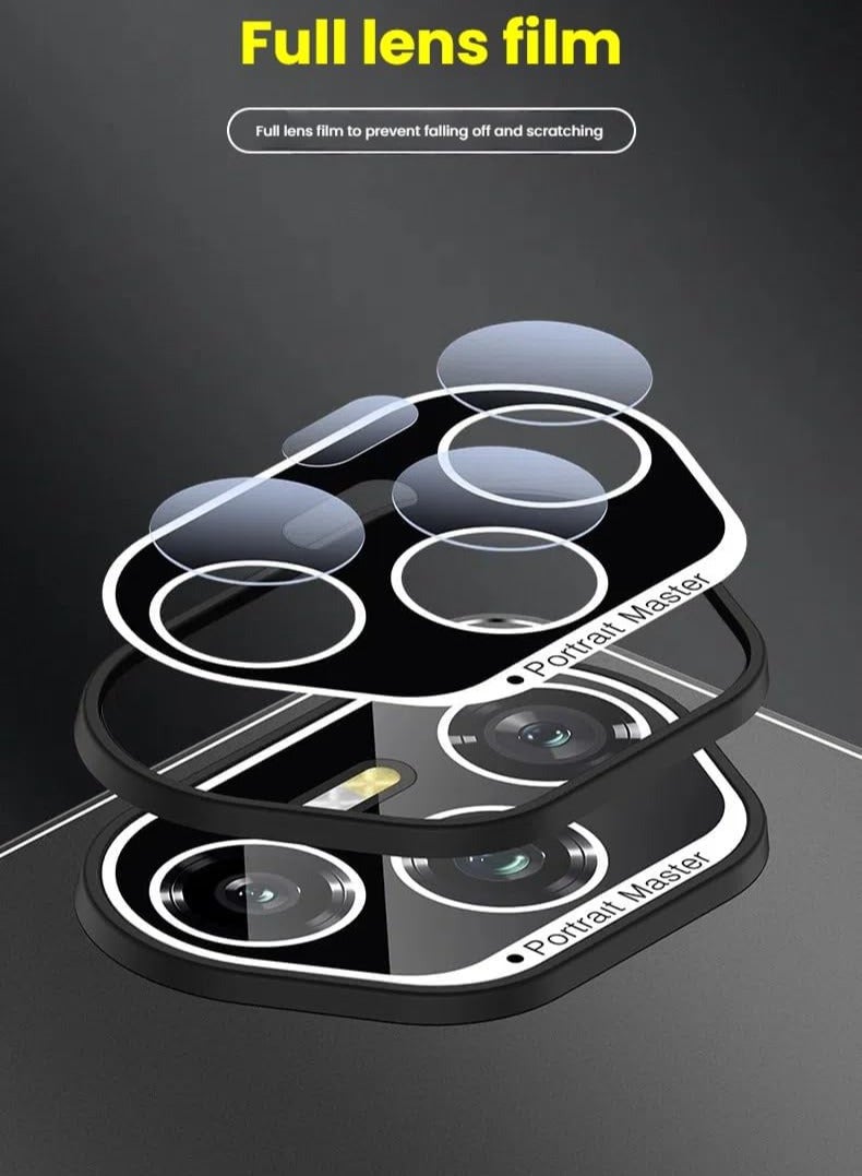 General Case Compatible Honor 400 Pro 5G 2025 with Lens Protection Rigid Rear Bezel Lightweight Electroplated Frosted Case  - Image 3