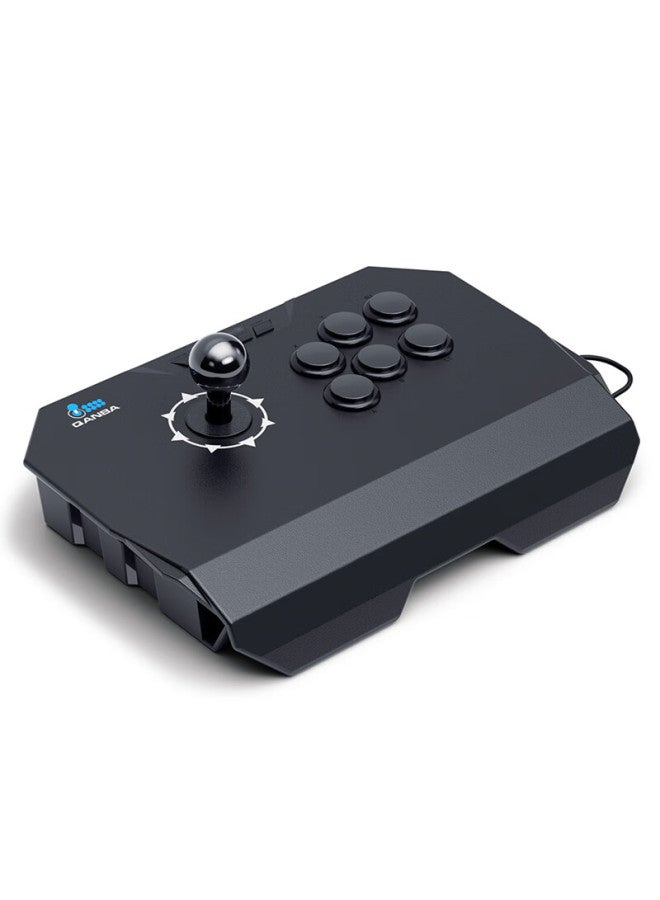 Qanba N1-bq Thunder 2, Small Square Arcade Game Joystick, Compatible With Android Phones, Ps3, Pc, Street Fighter 6, Steam, Fighting Games 97 Iron Fist 8 - Image 2