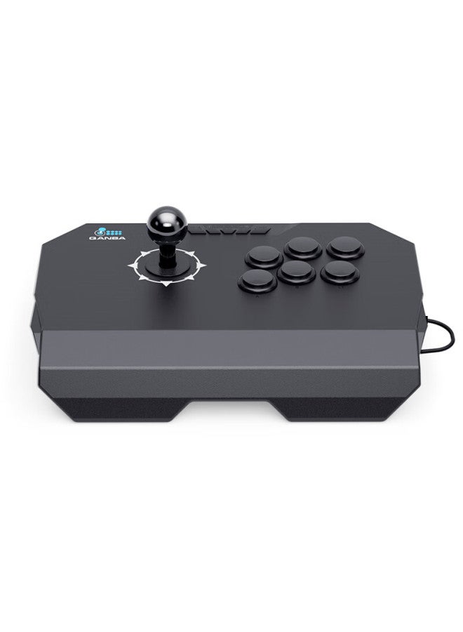 Qanba N1-bq Thunder 2, Small Square Arcade Game Joystick, Compatible With Android Phones, Ps3, Pc, Street Fighter 6, Steam, Fighting Games 97 Iron Fist 8 - Image 3