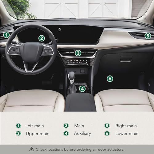 YHTAUTO HVAC Blend Door Actuator-Compatible with Ford Expedition Explorer Ranger Lincoln Navigator Mercury Mountaineer - Manual Temperature, 8 Pins Air Flap Actuator - Image 4