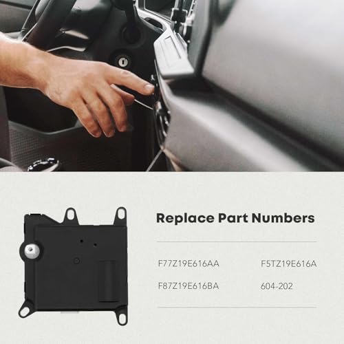 YHTAUTO HVAC Blend Door Actuator-Compatible with Ford Expedition Explorer Ranger Lincoln Navigator Mercury Mountaineer - Manual Temperature, 8 Pins Air Flap Actuator - Image 3