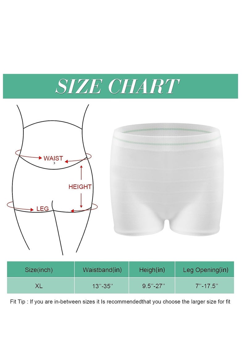 VIUAUAX Disposable Maternity Postpartum Panties, High Waist Breathable Mesh Panties C Section, Maternity Underwear Postpartum Hospital Recovery Maternity Briefs for Women, 8 Pcs - XL Size - Image 4