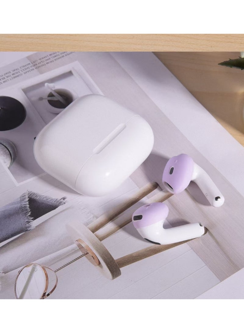 Ultra-Thin Silicone Ear Tips for Apple AirPods 4, Anti-Slip Protective Covers, 5 Mixed Colors - Image 4