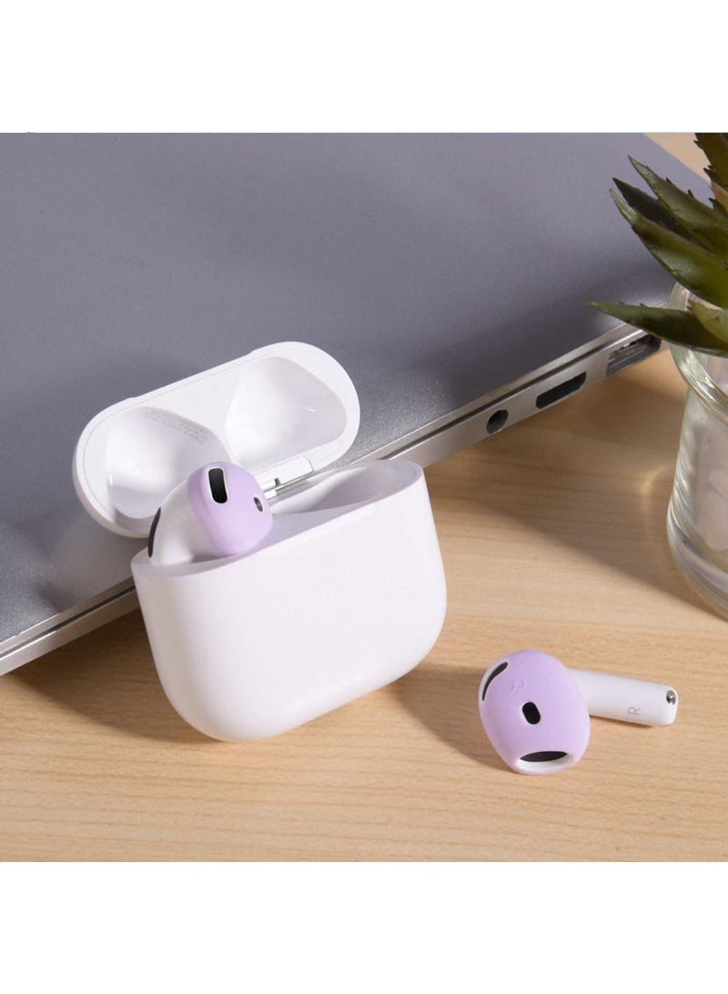 Ultra-Thin Silicone Ear Tips for Apple AirPods 4, Anti-Slip Protective Covers, 5 Mixed Colors - Image 2