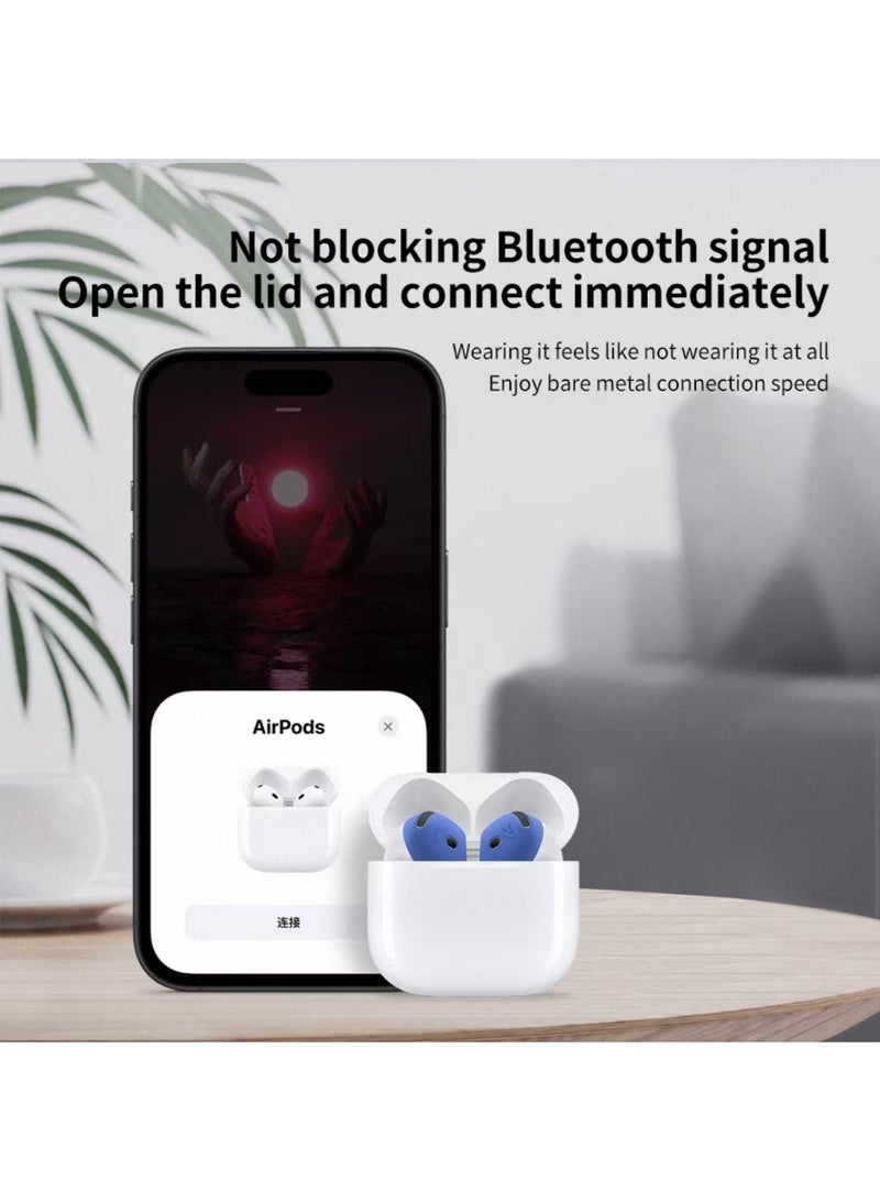 Ultra-Thin Silicone Ear Tips for Apple AirPods 4, Anti-Slip Protective Covers, 5 Mixed Colors - Image 5
