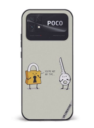 Protective Case Cover For Xiaomi Poco C40 You Are Not My Type Design Multicolour - pzsku/Z2B580B02CC465E6371CBZ/45/_/1685807104/61da99fa-1604-42ca-8464-0d26427393da