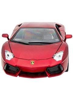 die cast 1:18 Lamborghini Aventador LP 700-4, Luxury Car Alloy Metal Pull Back Die-Cast Car Scale Model Pullback, with Sound Light Mini Auto Toy - Best Gifts For Collectables Cars (Red)  - Image 4