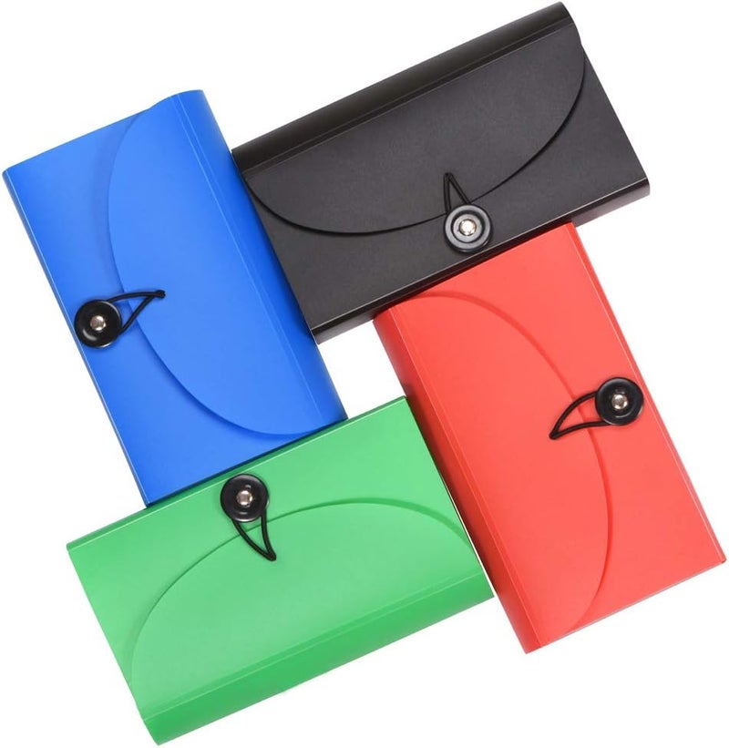 SEEKIND Expanding File Folders 4 Pack, 7.1" 4.2" Receipt Organizer Folder Accordion Folder Document with 13 Pocket for Office,Cards,Tickets-Water Resistant - Image 5