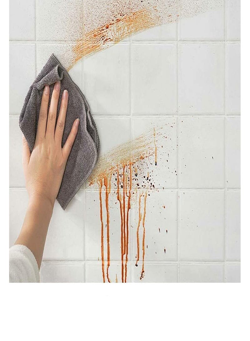 Wall Sticker White Contact Paper Decorative Self Adhesive Wallpaper Kitchen Backsplash Wall Protector Transparent Self Adhesive Sticker - Image 5