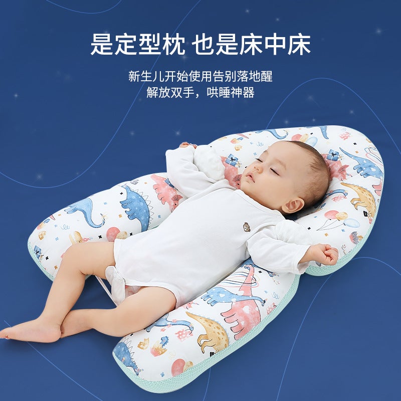 Baby Shaping Pillow Correction Correction Anti-Deviation Head Type Newborn Baby Comfort 0 To 6 Months 1 Year Old Summer Breathable - Image 4