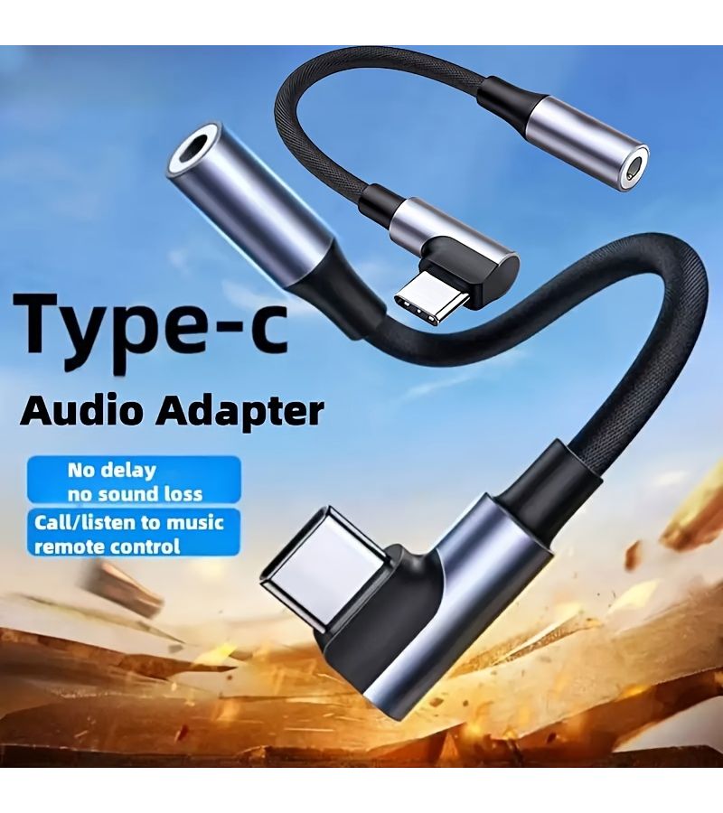 USB C to 3.5mm Headphone Adapter 2 Pack Type C Audio Converter - Image 1