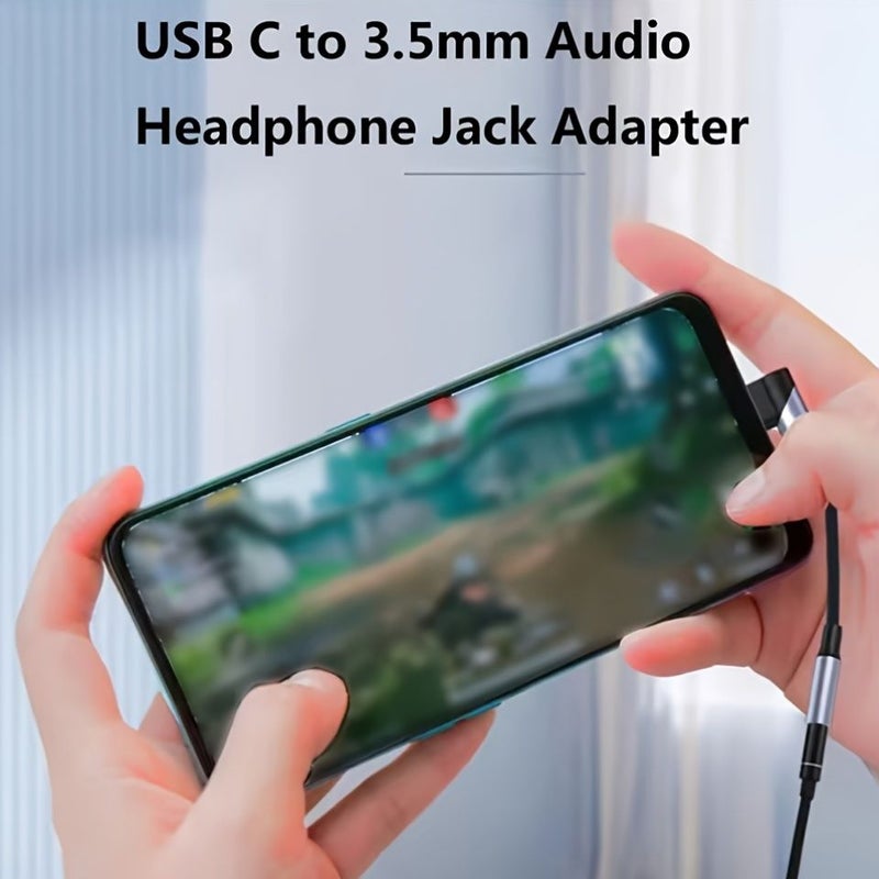USB C to 3.5mm Headphone Adapter 2 Pack Type C Audio Converter - Image 3