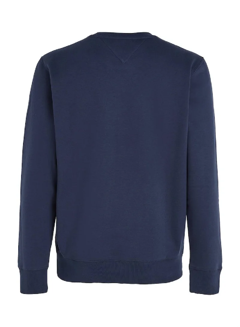 TOMMY JEANS Flag Patch Fleece Sweatshirt