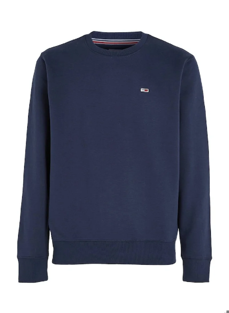 TOMMY JEANS Flag Patch Fleece Sweatshirt