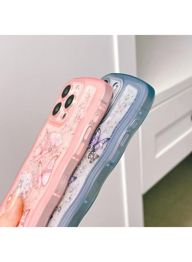 اس-توب جراب لهاتف iPhone 12 Pro Max، جراب هاتف هجين من مادة TPU بتصميم فراشة وحافة وامضة من الكمبيوتر الشخصي - Image 5