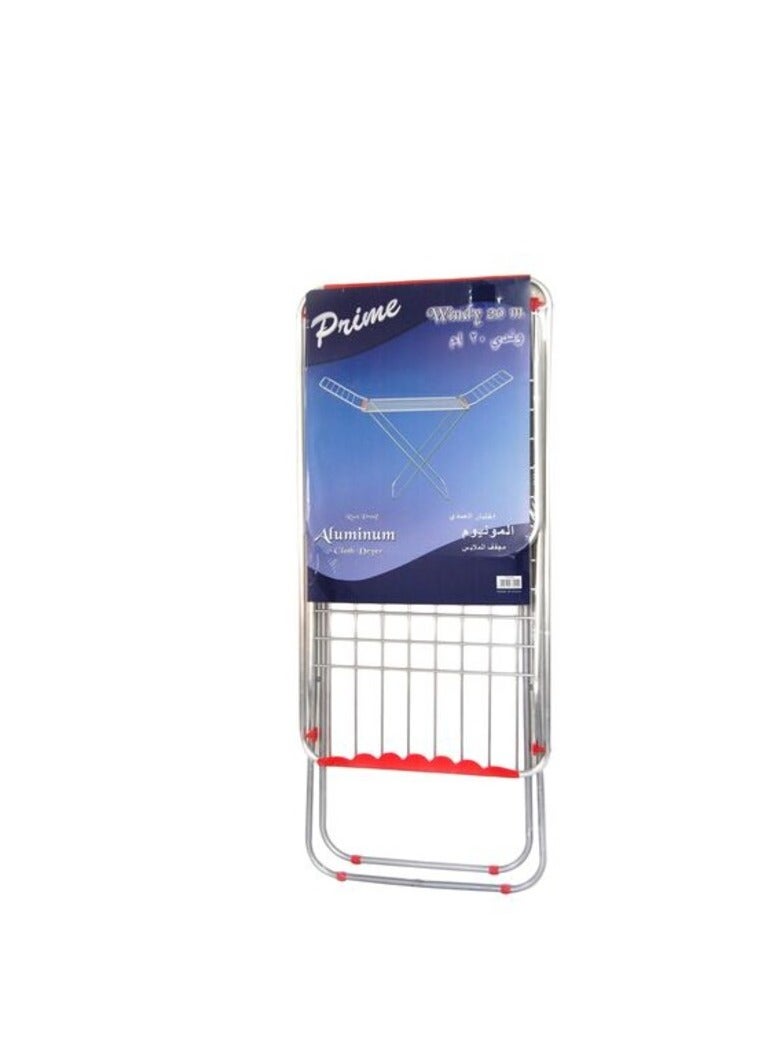 Prime Hydration Prime Windy Aluminium Cloth Dryer Silver And Red 20m - Image 1