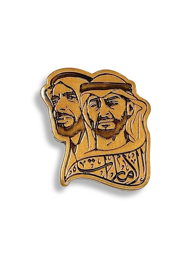 ROVATTI Badge THS Zayed - Mohammad Bin Zayed w Calligraphy - Image 2