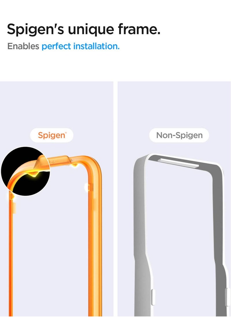 Spigen - Glastr Align Master Samsung Galaxy A54 5G Screen Protector [2 Pack] with Easy Install Tray - Image 1