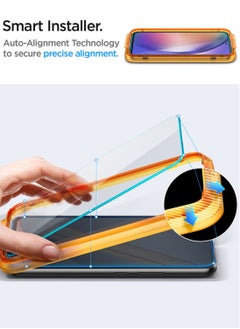 Spigen Glastr Align Master Samsung Galaxy A54 5G Screen Protector [2 Pack] with Easy Install Tray  - Image 5