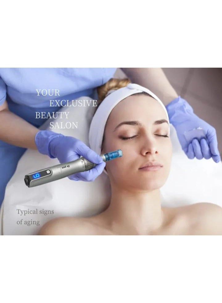 Dr.pen M8S Wireless Microneedling Beauty Device - 12-Needle Cartridge Set for Skin Care - Image 2