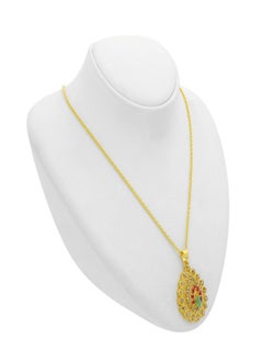 Malabar Gold and Diamonds 22 Carat 916 Purity Uncut Diamond Pendant EGNFNC292PN5Y for Women  - Image 3