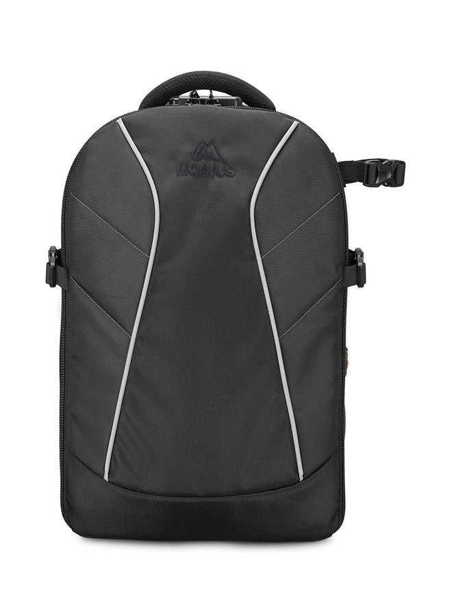 MOBIUS Mission Camera Backpack | Anti-Theft DSLR & Laptop Bag with Number Lock & Safety Flap | Fits Camera + 6 Lenses + 15.4” Laptop | Waterproof 900D PU Fabric | YKK Zippers | Raincover | - Image 1