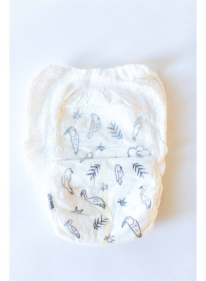 Parasol Clear+Dry Natural Training Diaper Pants, Pure Ingredients, Water Based Ink, Non-Woven Fabric with Dermatest Excellent Seal, Rash Protection, Size 5 (26+ lbs), 48 Count - Image 4