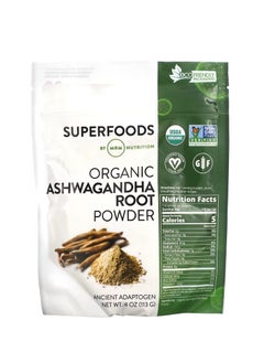 MRM Nutrition Organic Ashwagandha Root Powder, 4 oz (113 g) 