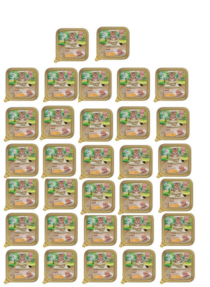 Stuzzy Cat Pate Chicken For Kitten 100g [Minimum Order Qty:32pcs] - Image 1