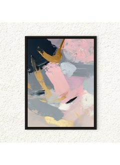 Art Decor Art Decor Framed Canvas Wall Art of Gold Abstract Art Print Modern Artwork with Gold Accent 2-Way Wall Decor for Office Bedroom Living Room and Gifting  - Image 1