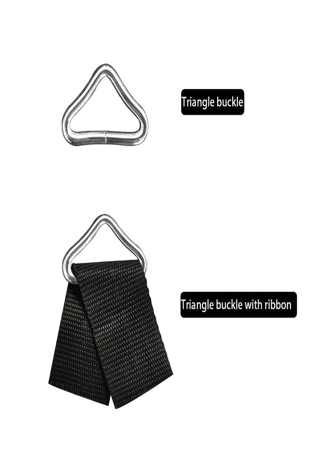 Tookie Trampoline Triangle Buckle, 10pcs High Strength Erosion Resistance Metal Triangle Ring Buckle V-Rings for Trampoline Replacement Repair - Image 5