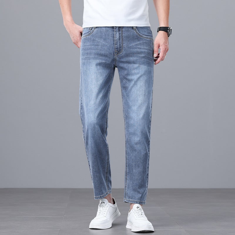 Unisex Classic Denim Jeans Loose Fit Daily Outdoor Wear - Image 3
