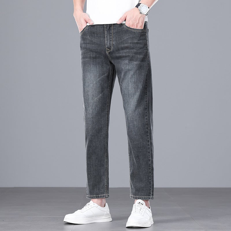 Unisex Classic Denim Jeans Loose Fit Daily Outdoor Wear - Image 2