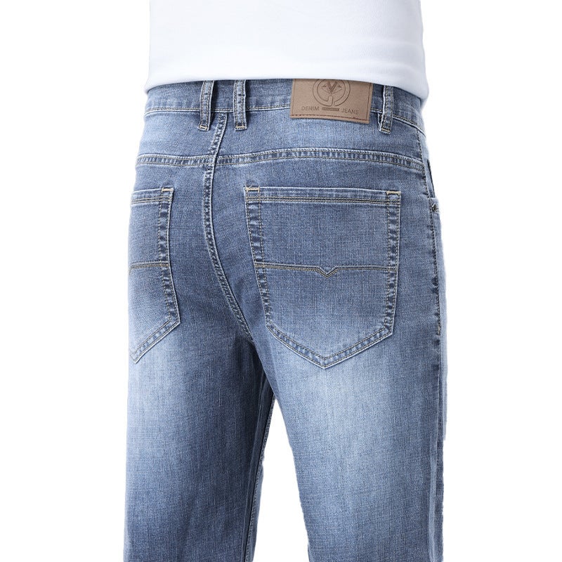 Unisex Classic Denim Jeans Loose Fit Daily Outdoor Wear - Image 5
