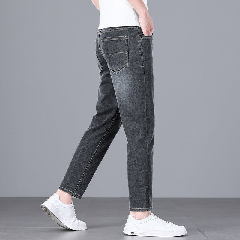 Unisex Classic Denim Jeans Loose Fit Daily Outdoor Wear - Image 1