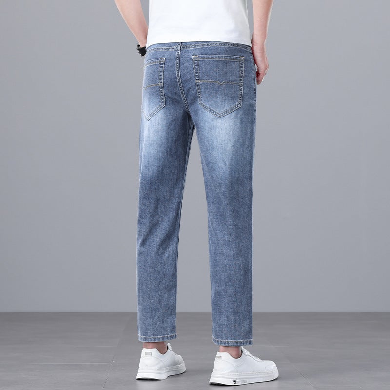 Unisex Classic Denim Jeans Loose Fit Daily Outdoor Wear - Image 4