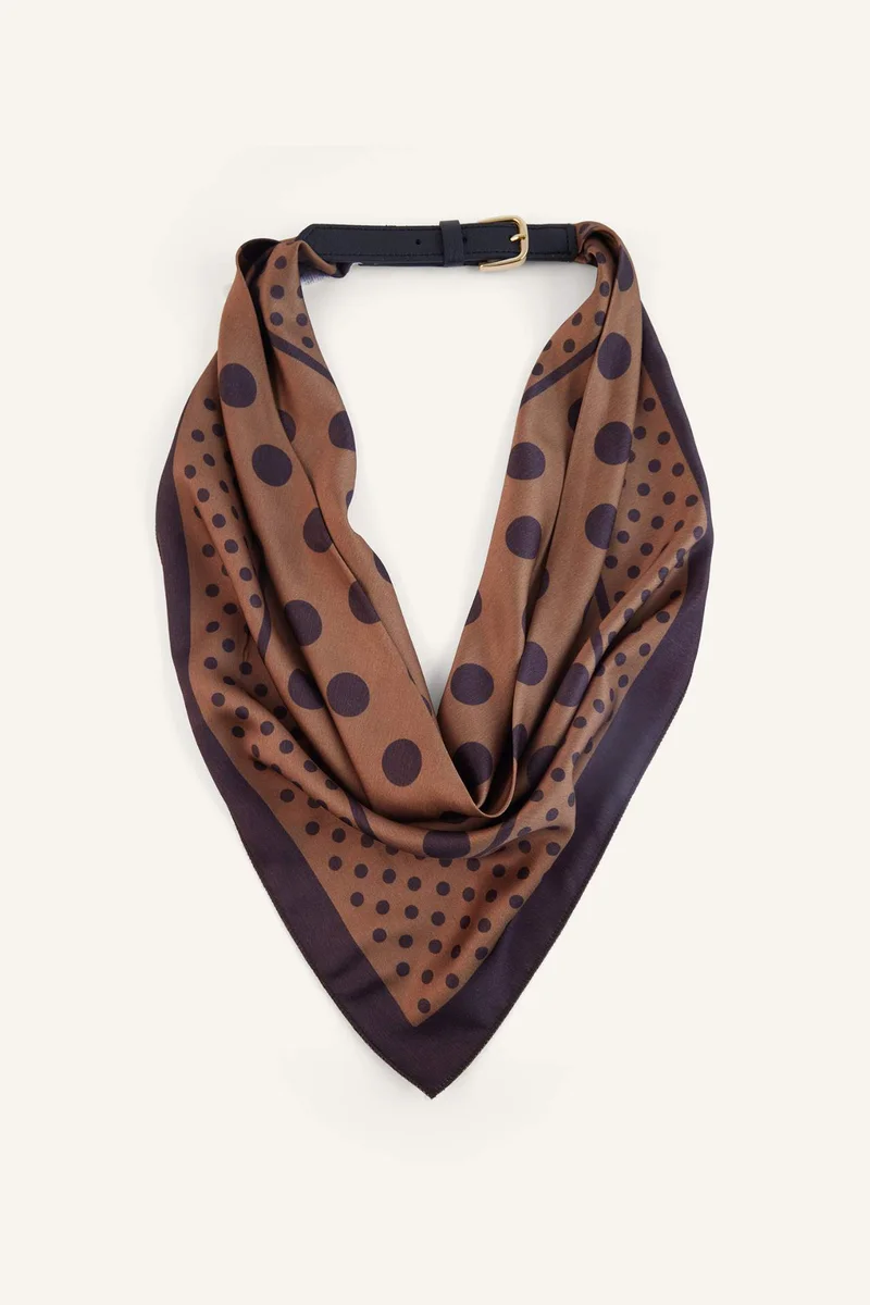 Woman Rectangle Clasp Faux Leather