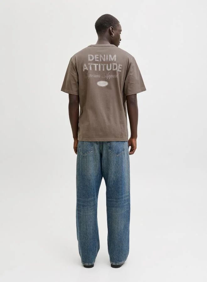 JACK & JONES Graphic Crew Neck T-Shirt