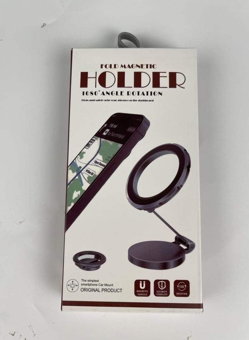 Magnetic Car Phone Holder, Car Phone Holder, Foldable Magnetic Car Phone Holder, Powerful Magnets 20xN55 360° Rotation Car Holder Accessory - Image 2